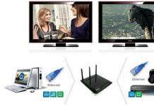 اتصال تلویزیون برای استفاده از فناوری DLNA
