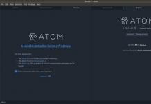 Atom: editor di testo